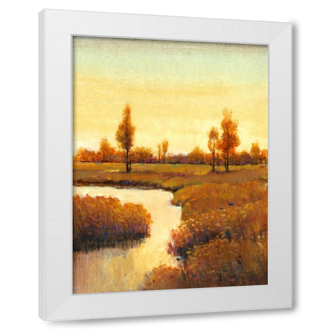 Spring Water II White Modern Wood Framed Art Print by OToole, Tim