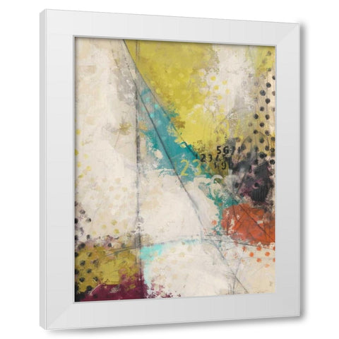 Countdown II White Modern Wood Framed Art Print by Vess, June Erica
