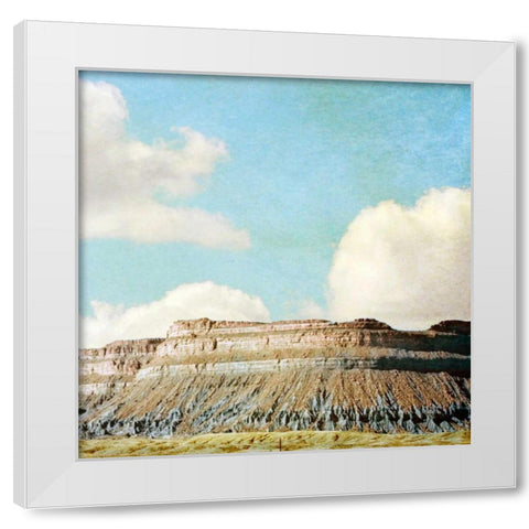 Out West II White Modern Wood Framed Art Print by Coomes, Sylvia