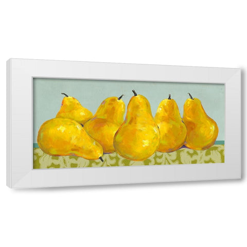 Spa Fruit Collection H White Modern Wood Framed Art Print by Vision Studio