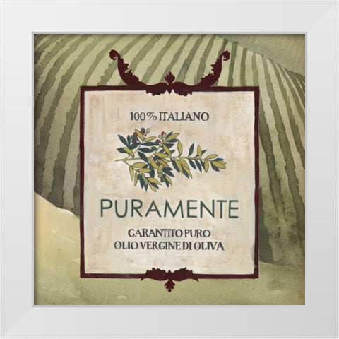 Mediterranean Olive Oil Collection G White Modern Wood Framed Art Print by Popp, Grace