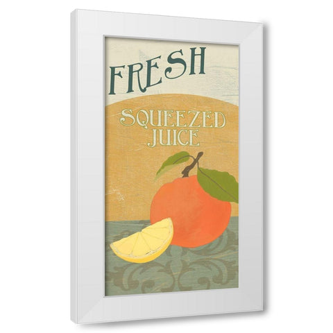 Farm Stand Collection B White Modern Wood Framed Art Print by Vess, June Erica
