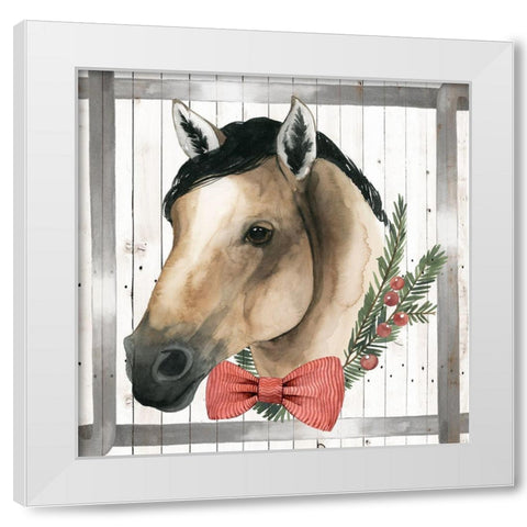 Festive Farm Collection G White Modern Wood Framed Art Print by Popp, Grace