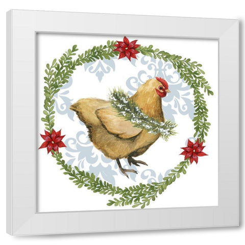 Santas Farm Collection F White Modern Wood Framed Art Print by Popp, Grace