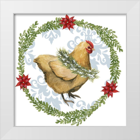 Santas Farm Collection F White Modern Wood Framed Art Print by Popp, Grace