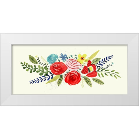 Fridas Dream Collection D White Modern Wood Framed Art Print by Borges, Victoria