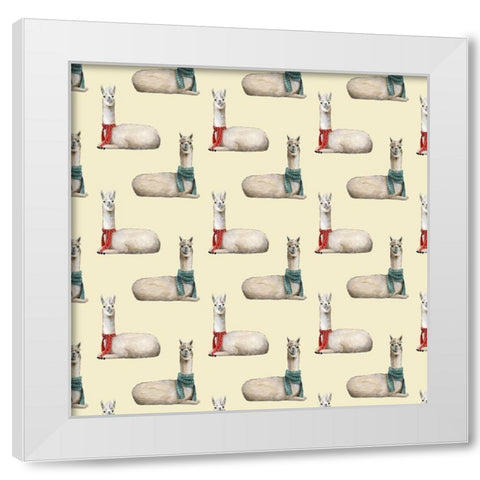 Boho Christmas Collection I White Modern Wood Framed Art Print by Popp, Grace