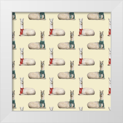 Boho Christmas Collection I White Modern Wood Framed Art Print by Popp, Grace