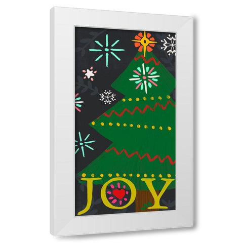 Nordic Joy Collection B White Modern Wood Framed Art Print by Vess, June Erica