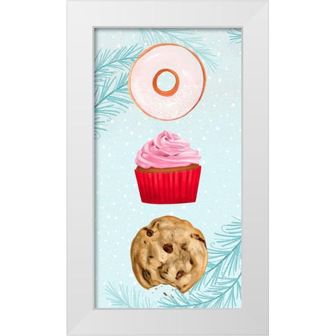 Sweet Holidays Collection B White Modern Wood Framed Art Print by Borges, Victoria