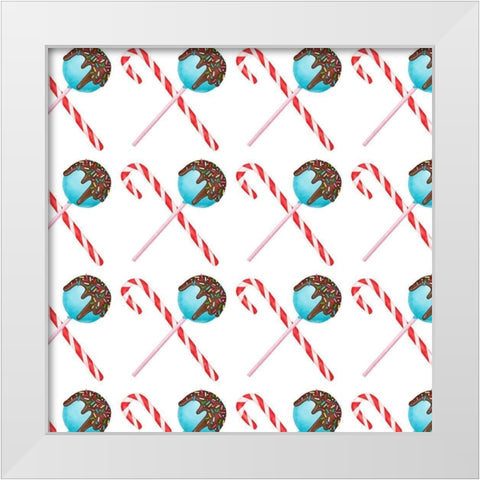 Sweet Holidays Collection G White Modern Wood Framed Art Print by Borges, Victoria