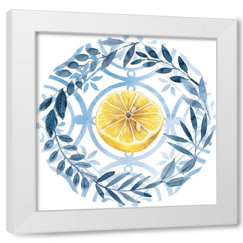 Citrus Sayings Collection C White Modern Wood Framed Art Print by Popp, Grace