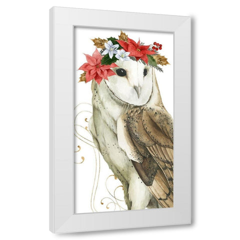 Timberland Christmas Collection B White Modern Wood Framed Art Print by Popp, Grace