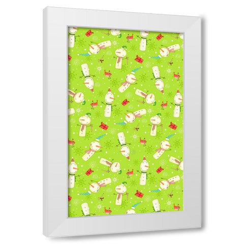 Bright Believe Collection E White Modern Wood Framed Art Print by Eisner, Viv