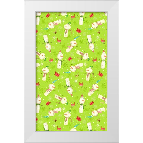 Bright Believe Collection E White Modern Wood Framed Art Print by Eisner, Viv