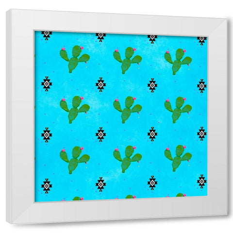 PiÃ±ata Party Collection F White Modern Wood Framed Art Print by Reynolds, Jade