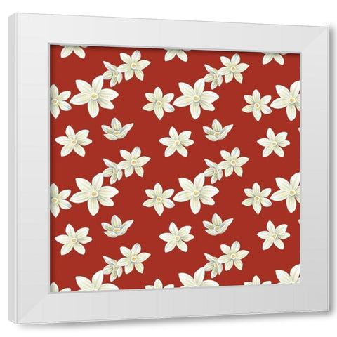 Yuletide Darlings Collection G White Modern Wood Framed Art Print by Popp, Grace