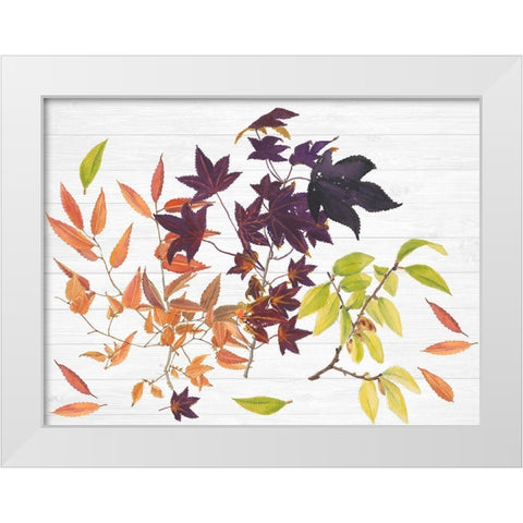 Sweet Foliage Collection A White Modern Wood Framed Art Print by Miller, Dianne