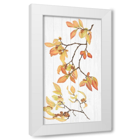 Sweet Foliage Collection B White Modern Wood Framed Art Print by Miller, Dianne