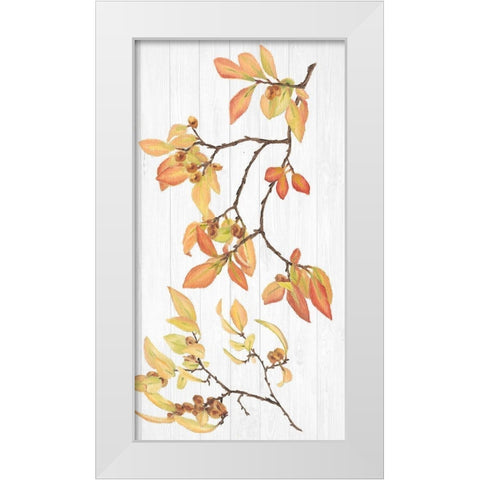 Sweet Foliage Collection B White Modern Wood Framed Art Print by Miller, Dianne