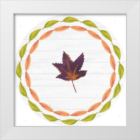 Sweet Foliage Collection C White Modern Wood Framed Art Print by Miller, Dianne