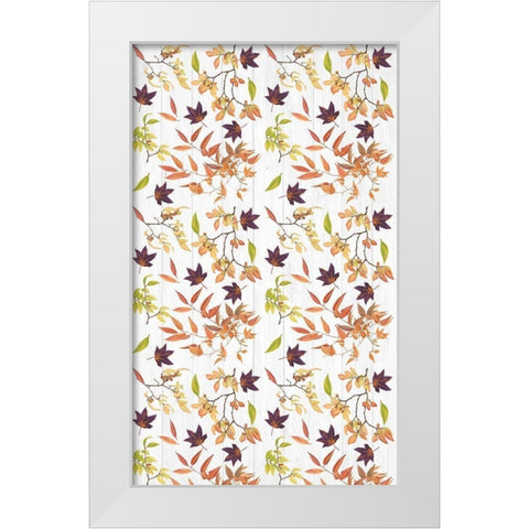 Sweet Foliage Collection E White Modern Wood Framed Art Print by Miller, Dianne