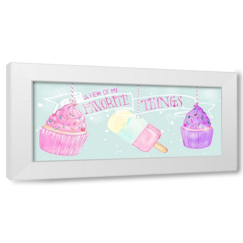 Candy Christmas Collection D White Modern Wood Framed Art Print by Parker, Jennifer Paxton