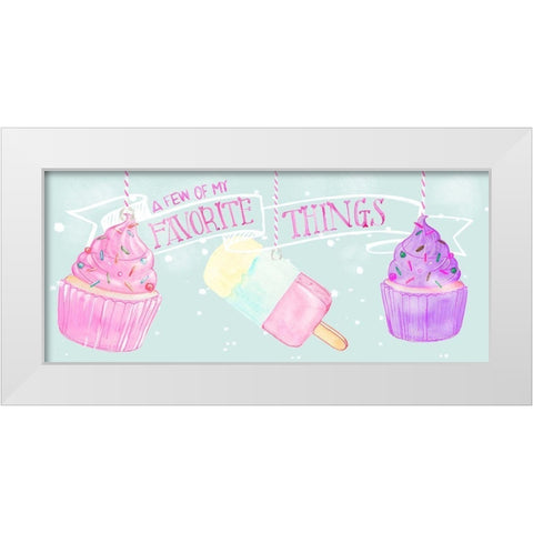 Candy Christmas Collection D White Modern Wood Framed Art Print by Parker, Jennifer Paxton