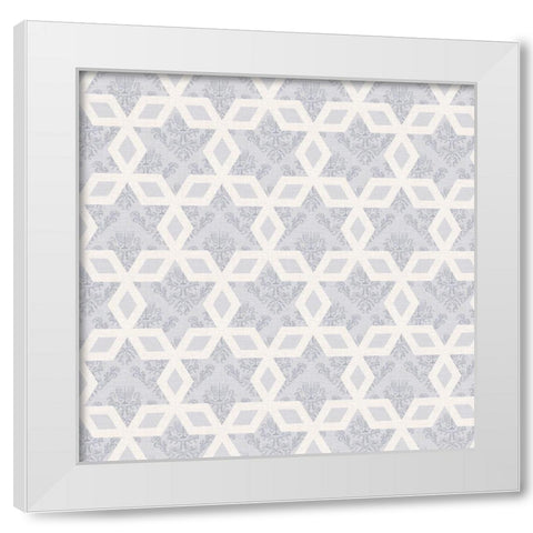 Sophisticated Hanukkah Collection I White Modern Wood Framed Art Print by Borges, Victoria