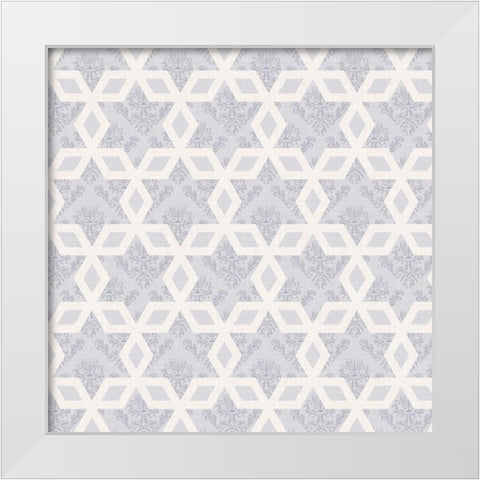 Sophisticated Hanukkah Collection I White Modern Wood Framed Art Print by Borges, Victoria