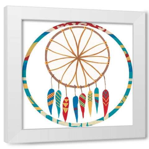 Woodland Warriors Collection C White Modern Wood Framed Art Print by Moore, Regina