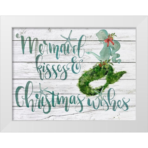 Tis the Seasun Collection A White Modern Wood Framed Art Print by Parker, Jennifer Paxton