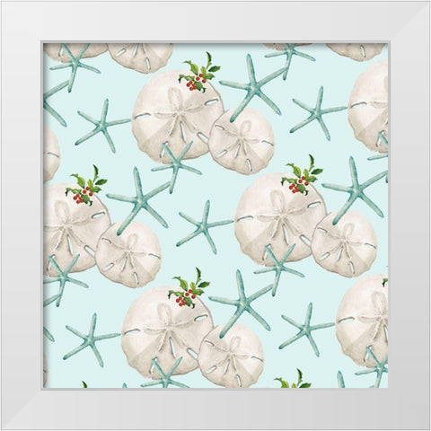 Tis the Seasun Collection F White Modern Wood Framed Art Print by Parker, Jennifer Paxton