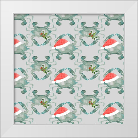 Tis the Seasun Collection G White Modern Wood Framed Art Print by Parker, Jennifer Paxton