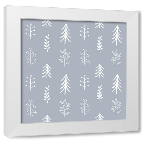 Woodland Celebration Collection G White Modern Wood Framed Art Print by Borges, Victoria