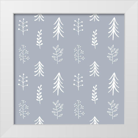 Woodland Celebration Collection G White Modern Wood Framed Art Print by Borges, Victoria