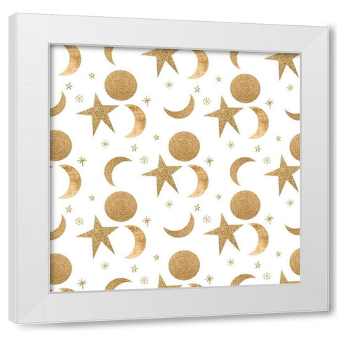 Woodland Celebration Collection H White Modern Wood Framed Art Print by Borges, Victoria