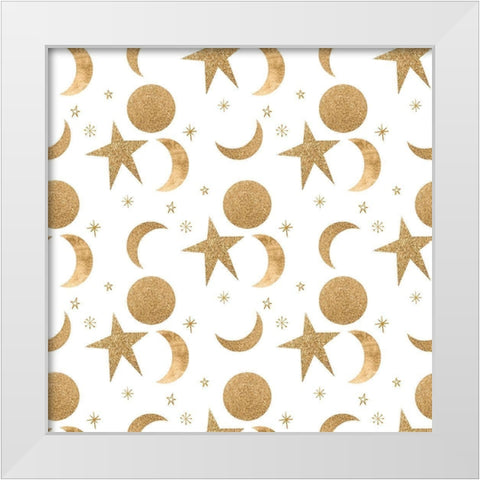 Woodland Celebration Collection H White Modern Wood Framed Art Print by Borges, Victoria