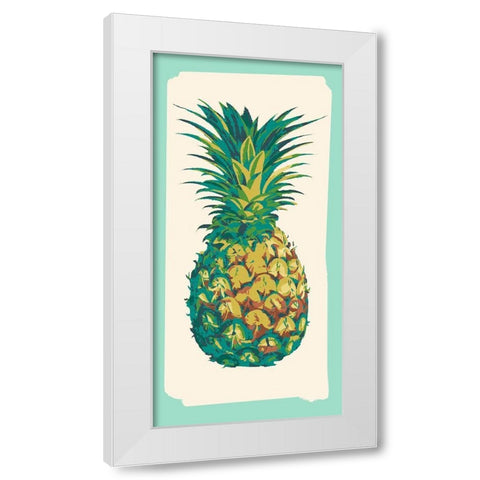 Tropical Getaway Collection B White Modern Wood Framed Art Print by Fagalde, Jarman