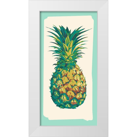 Tropical Getaway Collection B White Modern Wood Framed Art Print by Fagalde, Jarman