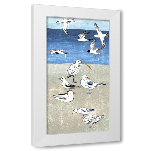 Sailors Rest Collection B White Modern Wood Framed Art Print by Wang, Melissa