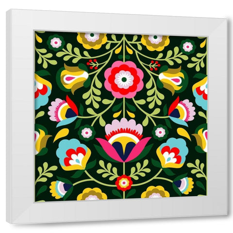 Cinco de Mayo Collection I White Modern Wood Framed Art Print by Borges, Victoria