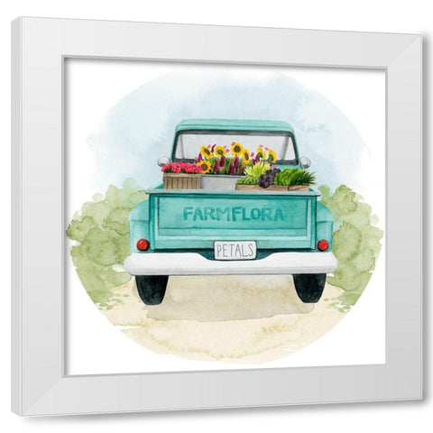 Farm Flora Collection C White Modern Wood Framed Art Print by Popp, Grace