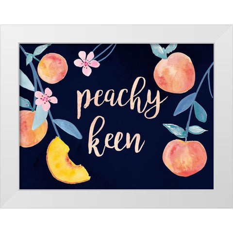 Fresh Fruit Collection A White Modern Wood Framed Art Print by Borges, Victoria