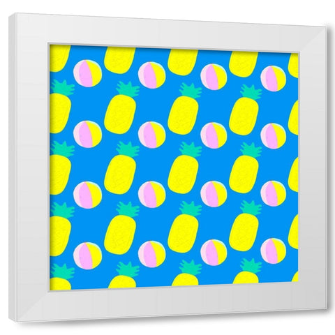 Soak up the Sun Collection I White Modern Wood Framed Art Print by Blanckslate