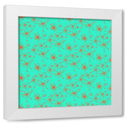 Christmas Foliage Collection I White Modern Wood Framed Art Print by Blanckslate