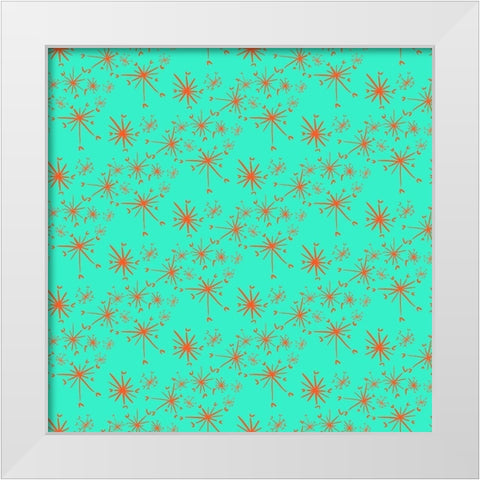 Christmas Foliage Collection I White Modern Wood Framed Art Print by Blanckslate