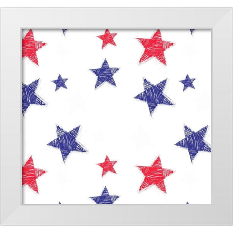 United We Stand Collection H White Modern Wood Framed Art Print by Paxton Parker, Jennifer