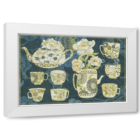 Oolong Collection A White Modern Wood Framed Art Print by Zarris, Chariklia