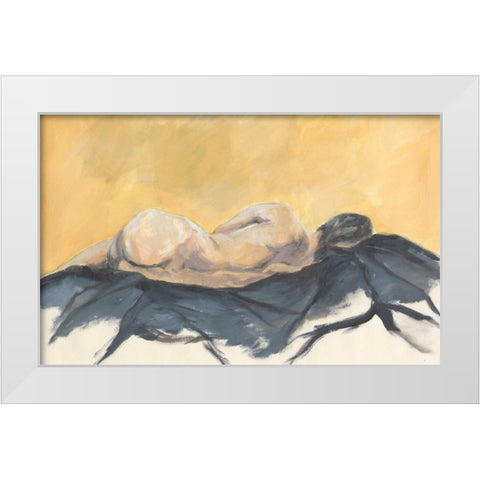 Nude VII White Modern Wood Framed Art Print by Seay, Anne